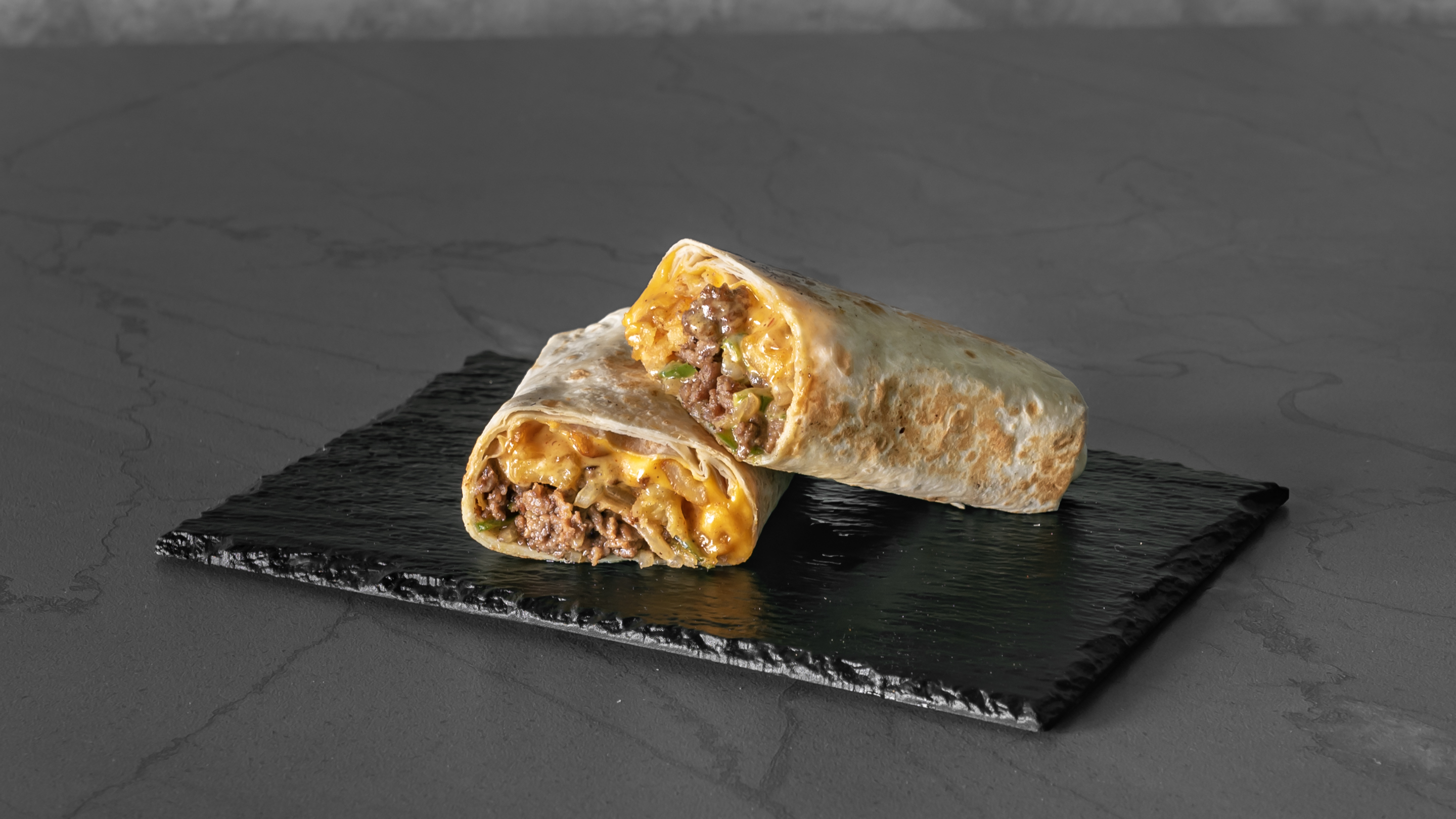 Chopped Cheese Burger Wrap